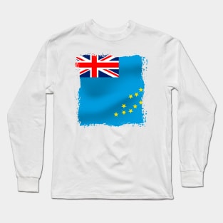 Tuvalu artwork Long Sleeve T-Shirt